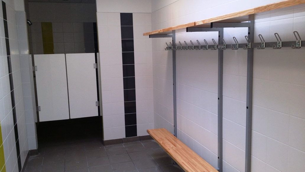 Les vestiaires
