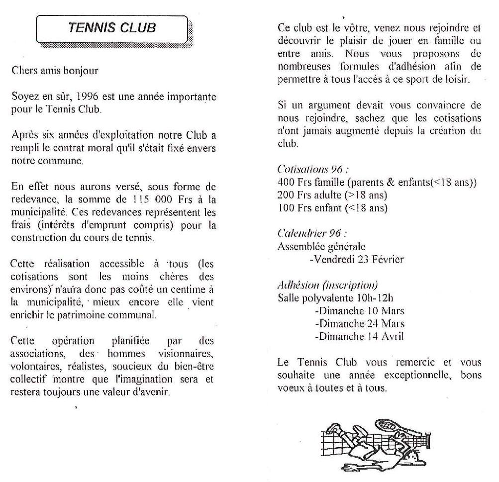 Bulletin municipal 1995