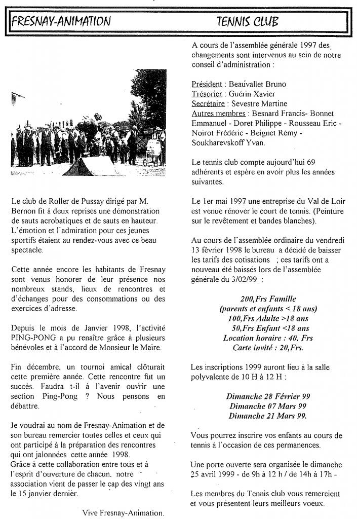 Bulletin municipal 1999