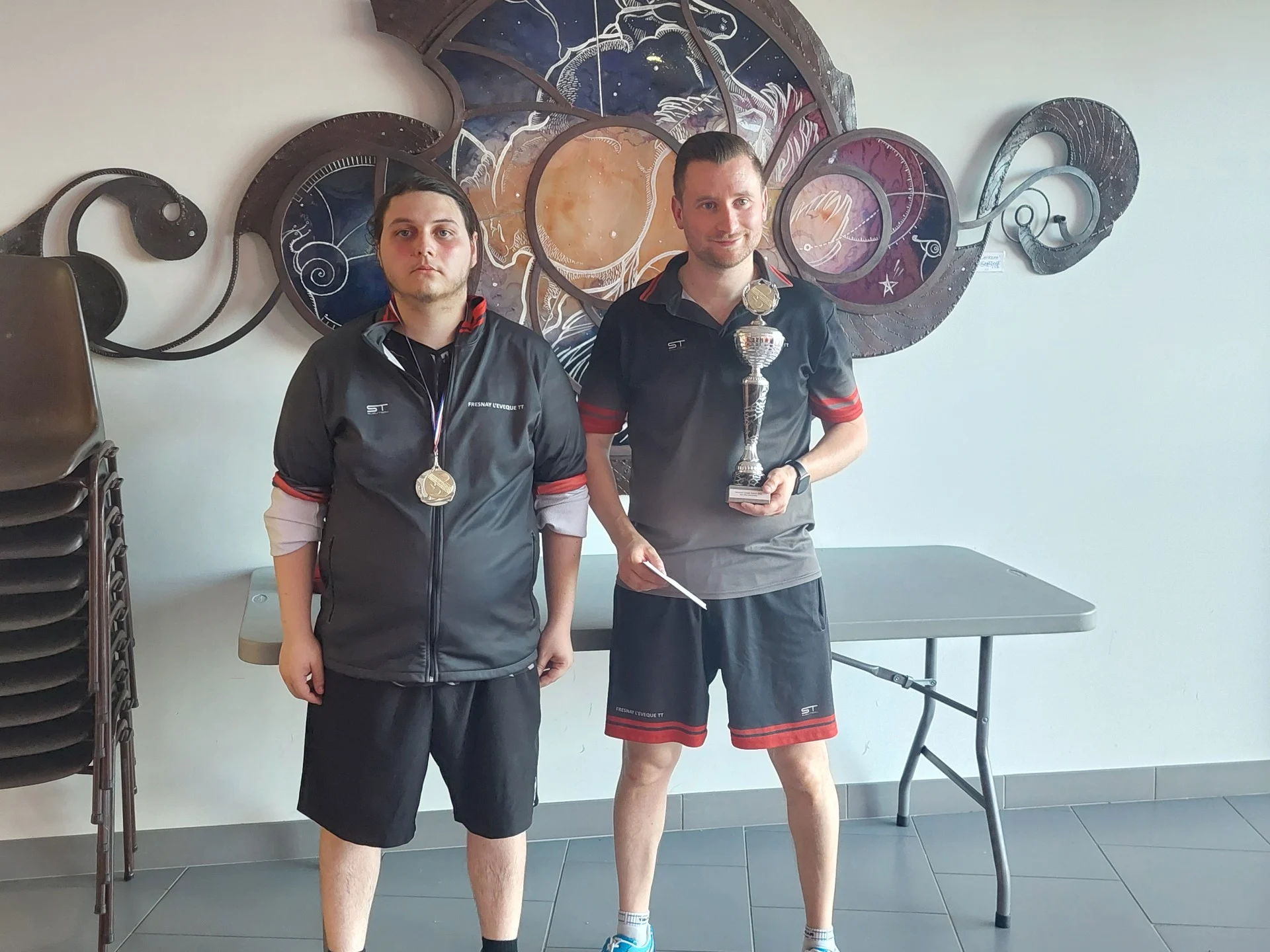 Podium du tableau competition