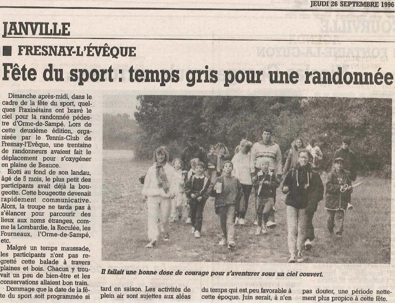 Randonnée 26 09 1996