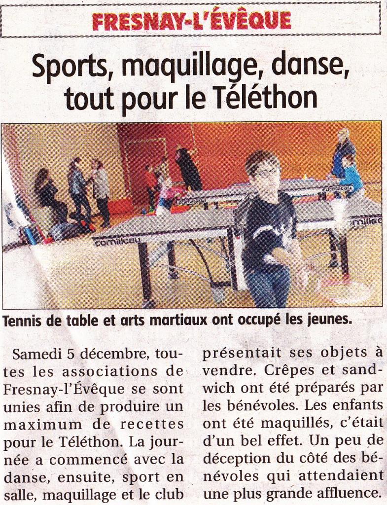 Téléthon 08 12 2015